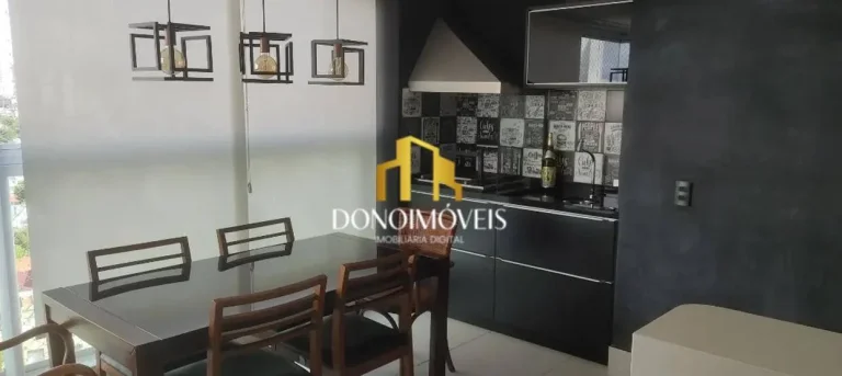 Imagem O apartamento no Condomínio SKY Patriani, em Santo André, tem 83m² e conta com 2 suítes, 2 vagas...