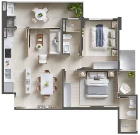 Imagem Salt Praia Brava - Apartamento à venda no bairro Praia Brava de Itajaí - Itajaí/SC