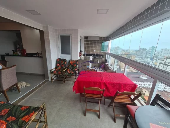 Foto do imóvel Apartamento com 3 dormitórios à venda, 117 m² por R$ 1.265.000,00 - Boqueirão - Praia Grande/SP