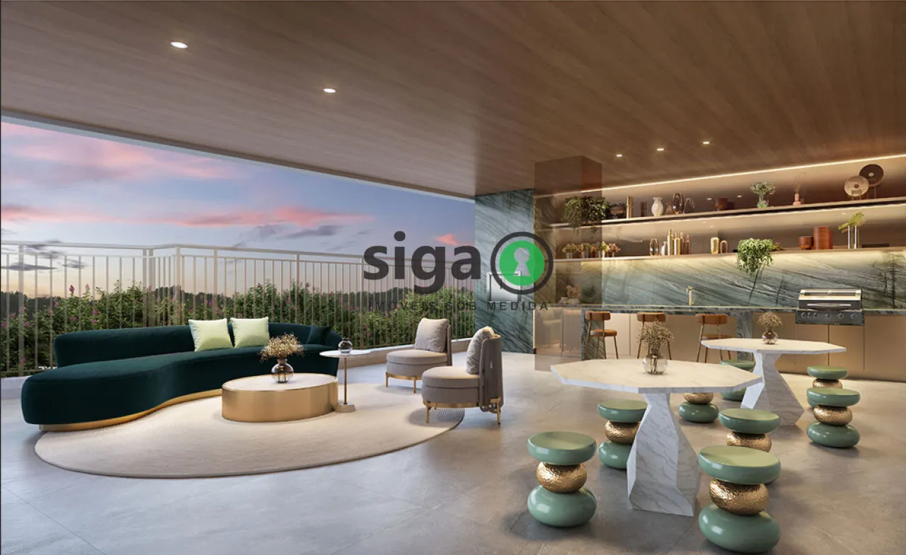 Imagem Apartamento 199 m² - 4 suítes e 2 vagas onde tudo acontece no Brooklin