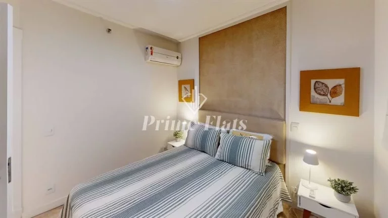 Imagem Flat disponível para locação no Quality Suítes Long Stay Vila Olímpia, com 48m², 2 dormitórios e 1 vaga