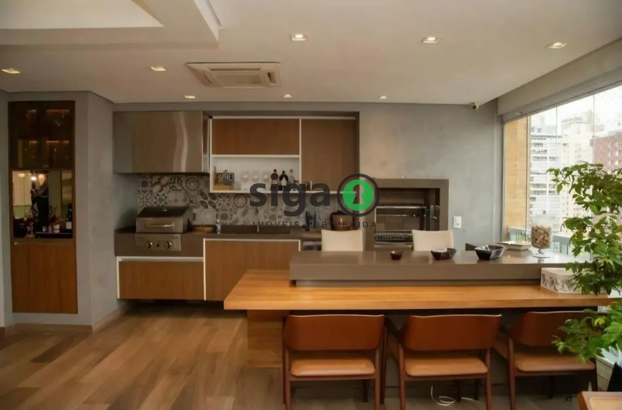 Imagem Apartamento alto padrão com 3 suítes, varanda gourmet e quadra de tênis no Campo Belo