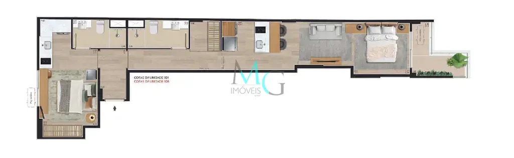 Imagem Cobertura Horizontal à venda 1 Quarto 80.58M² Ipanema Rio de Janeiro - RJ
