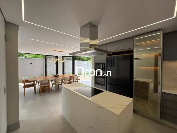 Imagem Sobrado mobiliado com 3 dormitórios à venda, 286 m² por R$ 3.990.000 - Jardins Madri - Goiânia/GO