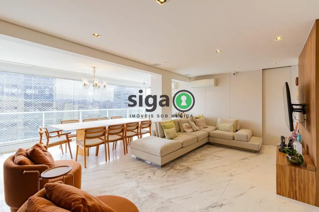 Imagem Apartamento alto padrão reformado no Brooklin 3 suítes automação e lazer completo
