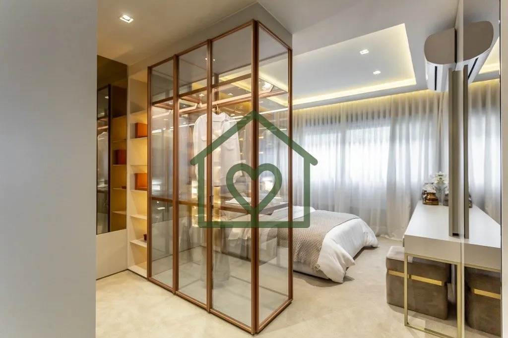 Imagem Jardim Europa, apto andar alto com 202 metros privativos sendo 3 suítes e 3 vagas no Tree Haus, emp...