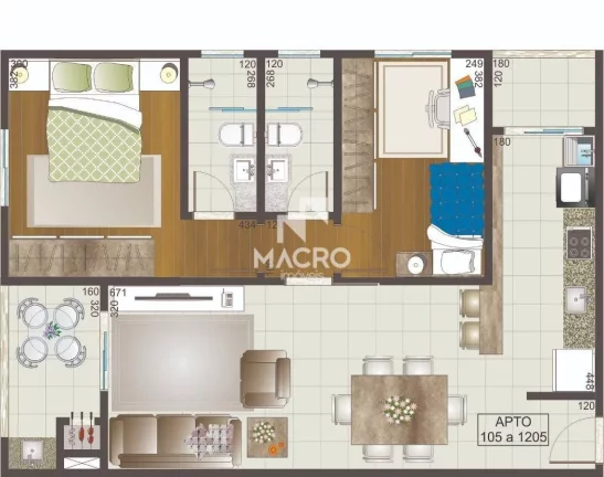 Imagem Res. Acácias | Vila Lenzi | 77m²
