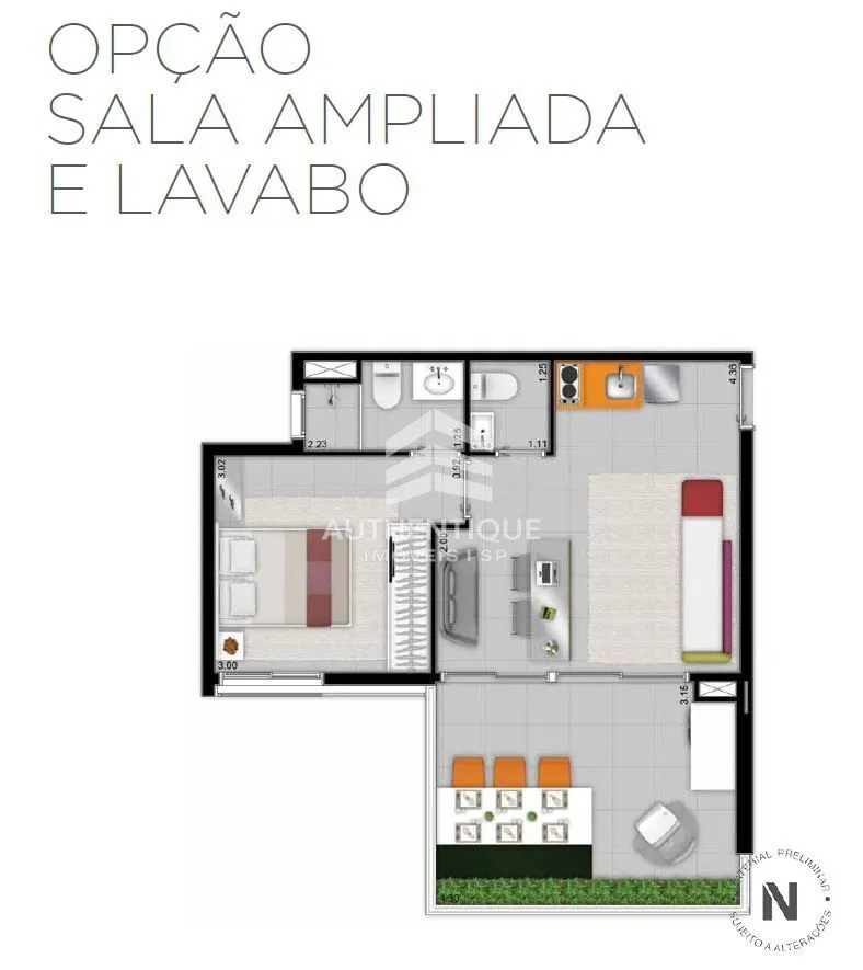 Imagem VN CASA TOPAZIO - Apartamento no bairro Aclimação à venda