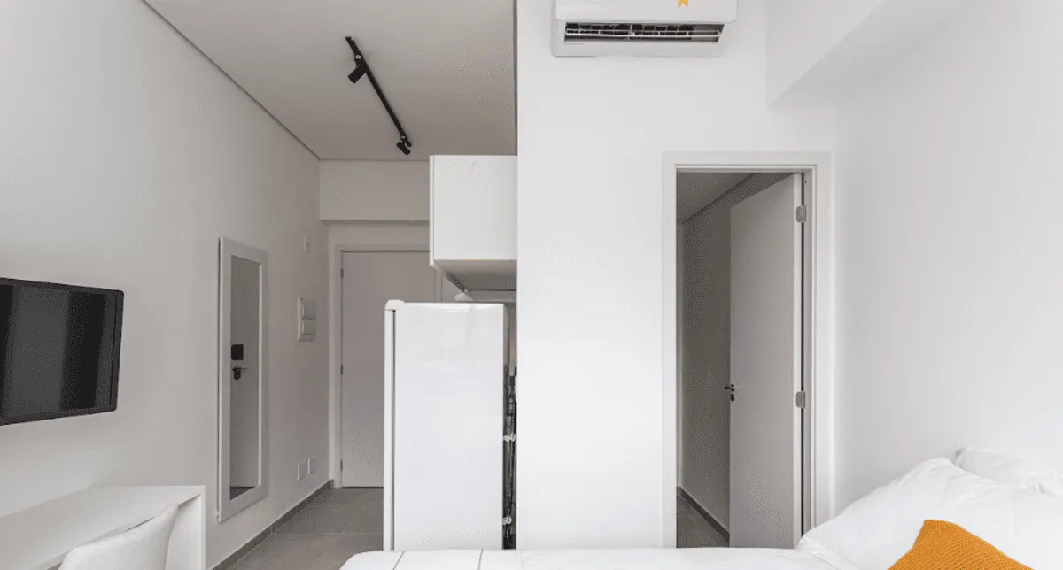 Imagem Apartamento com 1 Quarto para alugar, 18m² - Centro