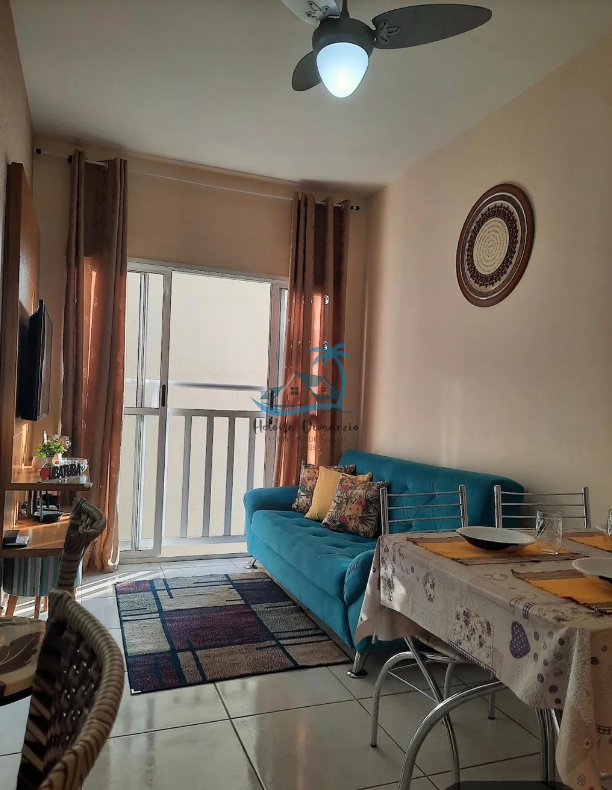 Imagem Apartamento mobiliado com 2 dormitórios a venda em Ubatuba.