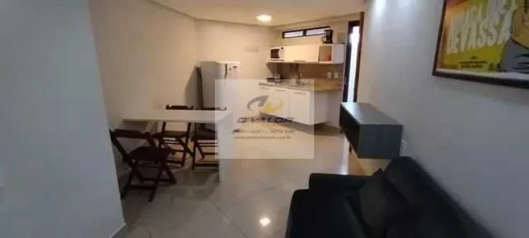 Imagem Vendo Flat, Mobiliado na orla do Cabo Branco com 44 m²