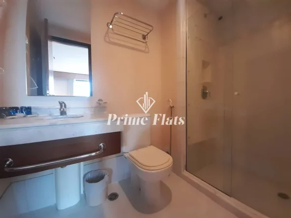 Imagem Flat disponível para locação no Wyndham Ibirapuera II, com 45m², 2 dormitórios e 1 vaga