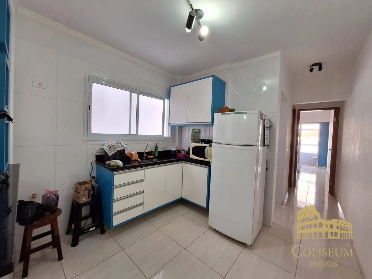 Imagem Apartamento com 1 dormitório à venda, 53 m² por R$ 360.000,00 - Vila Guilhermina - Praia Grande/SP