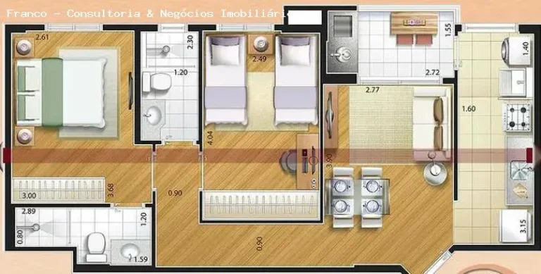 Imagem Apartamento para Venda em São Caetano do Sul, Santa Paula, 2 dormitórios, 1 suíte, 2 banheiros, 1 vaga