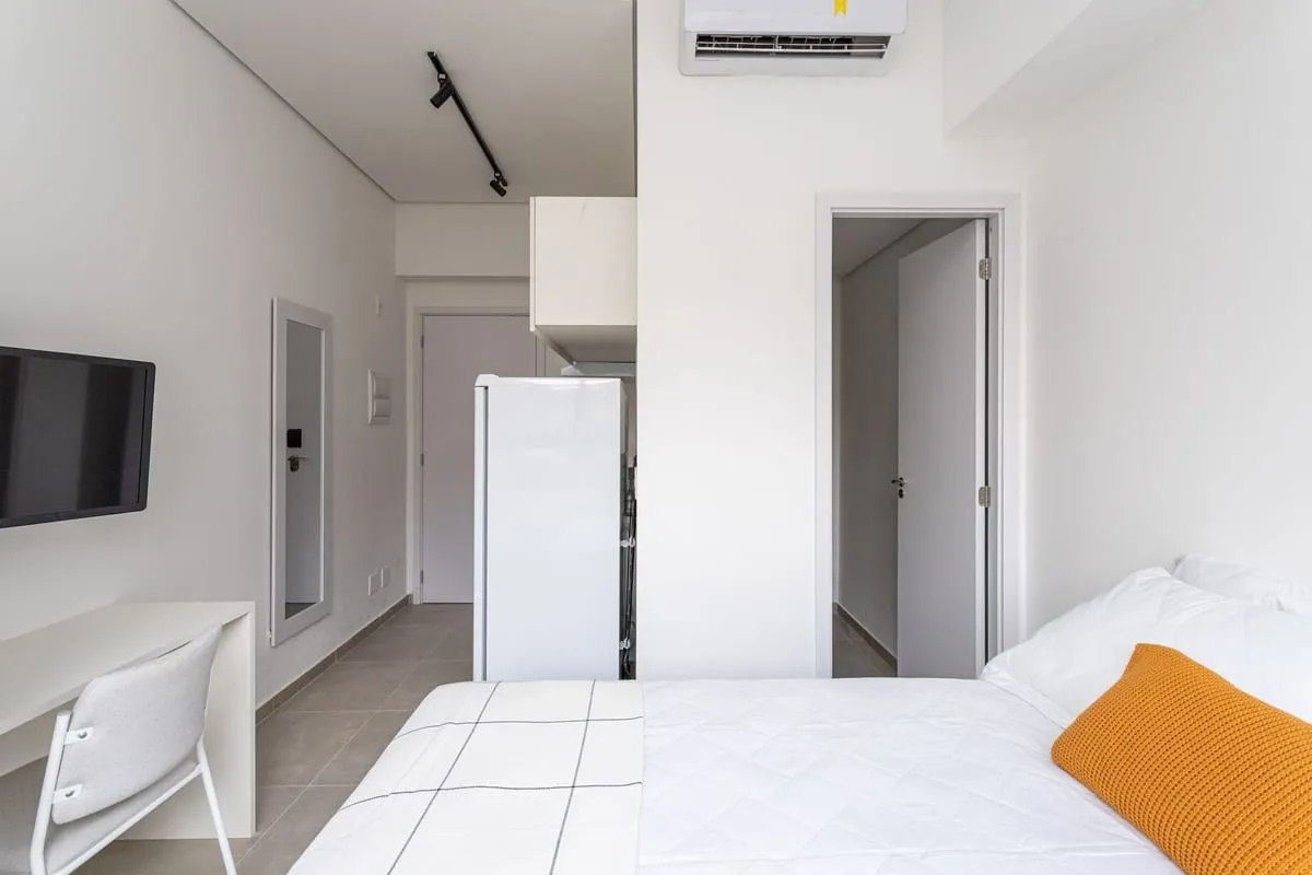 Imagem Apartamento com 1 Quarto para alugar, 18m² - Centro