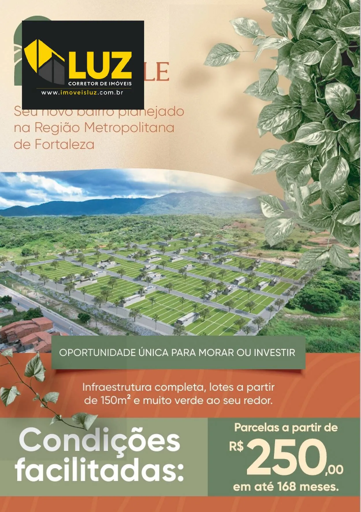 Imagem Loteamento Vista do Vale, as Margens da CE 065 no Maranguape