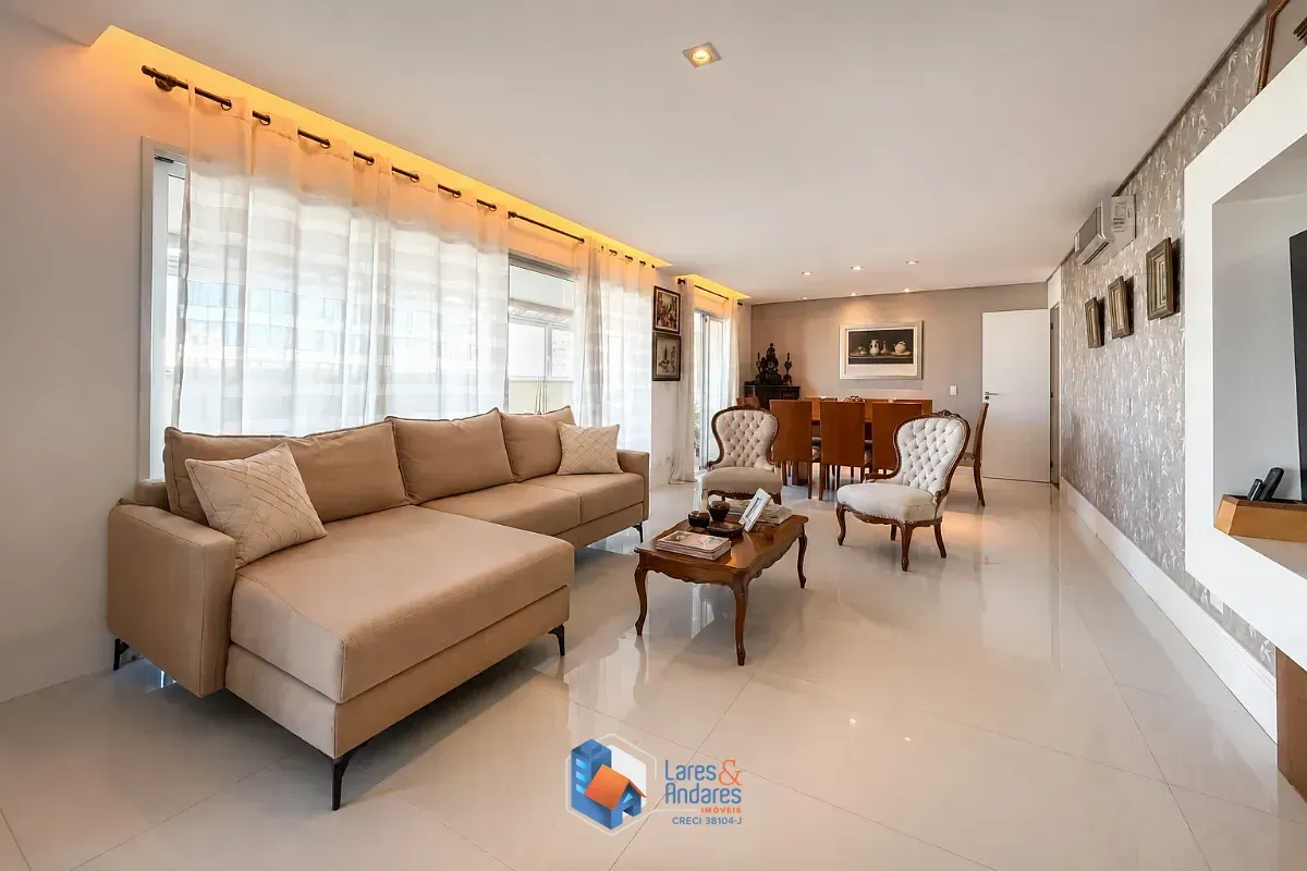 Imagem Apartamento para venda em Vila Romana com 3 quartos, sendo 3 suítes, 316m²