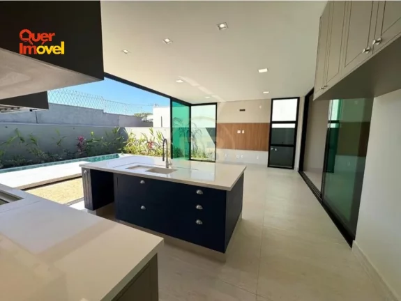 Imagem Casa em condomínio Siena: 3 quartos, 3 suítes, 2 salas, 4 banheiros, 4 vagas de garagem, 250m² - Ribeirão Preto-SP. Quer imóvel Negócios Imobiliários!