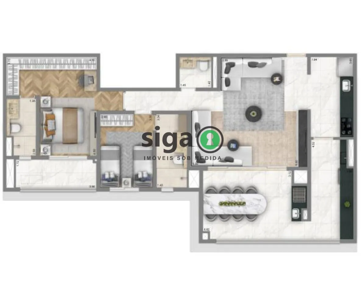 Imagem Apartamento à venda 3 suítes, 2 vagas, Aclimação-SP