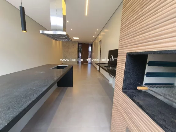 Imagem Linda Casa Térrea à Venda em Condomínio de Luxo em Ribeirão Preto-SP, no Bairro Villa Romana II: 3 Quartos, 3 Suítes, 2 Salas, 5 Banheiros, 4 Vagas, 191m². Venha Conhecer!