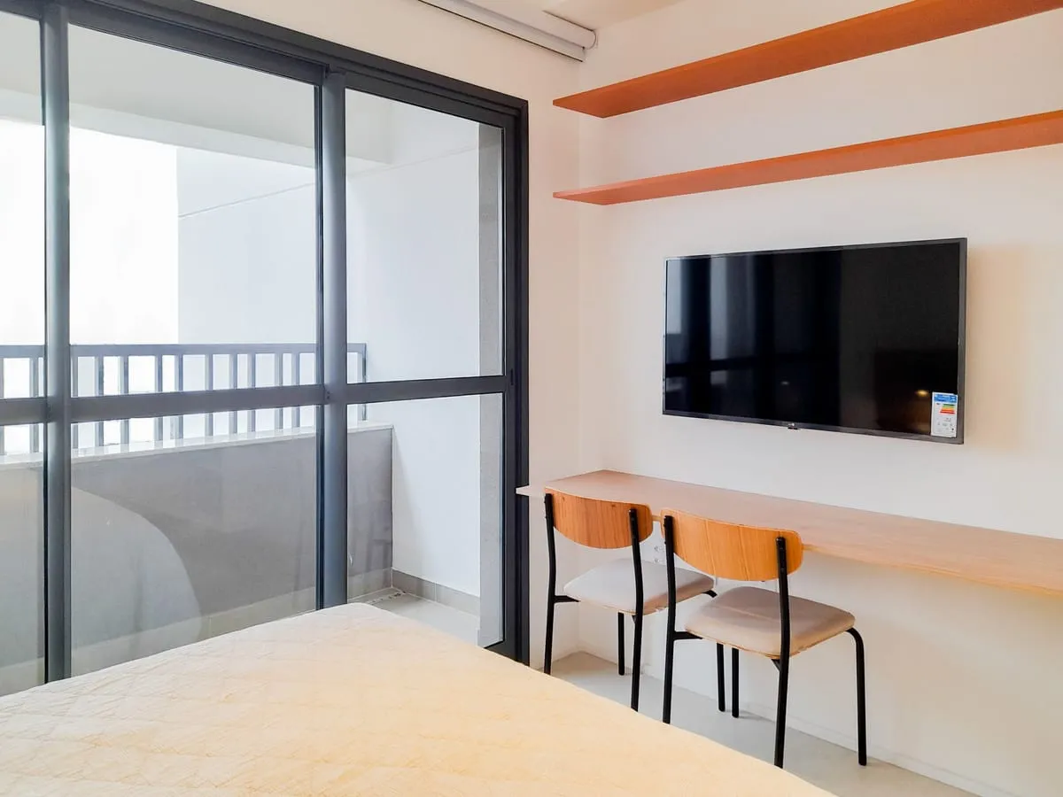 Imagem Apartamento com 1 Quarto para alugar, 24m² - Liberdade