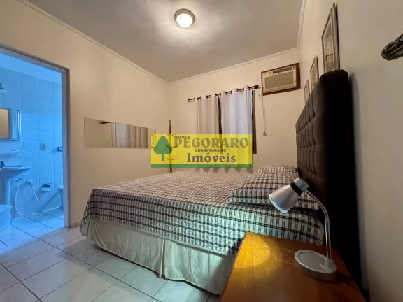 Imagem Apartamento de 2 quartos na Prainha, Caraguatatuba-SP 1 suíte, 2 salas, 2 banheiros, 1 vaga de garagem e vista para o mar
