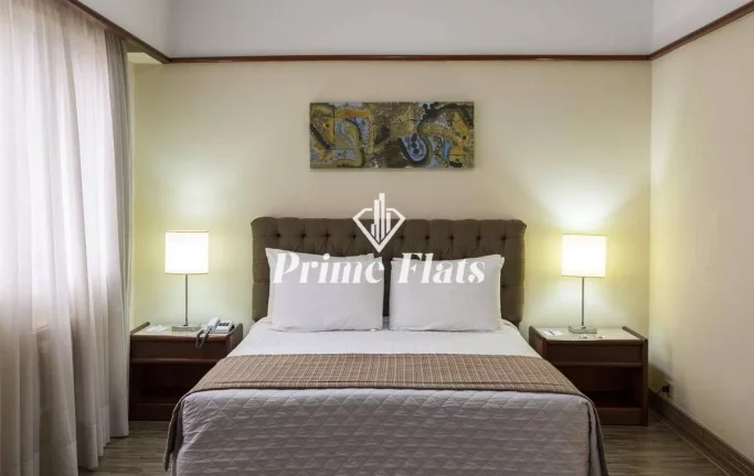 Imagem Flat disponível para venda no La Residence Itaim by Manager, com 42m², 1 dormitório e 1 vaga