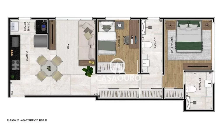 Imagem Apartamento com 2 quartos à venda, 64 m² por R$ 995.000 - Funcionários - Belo Horizonte/MG