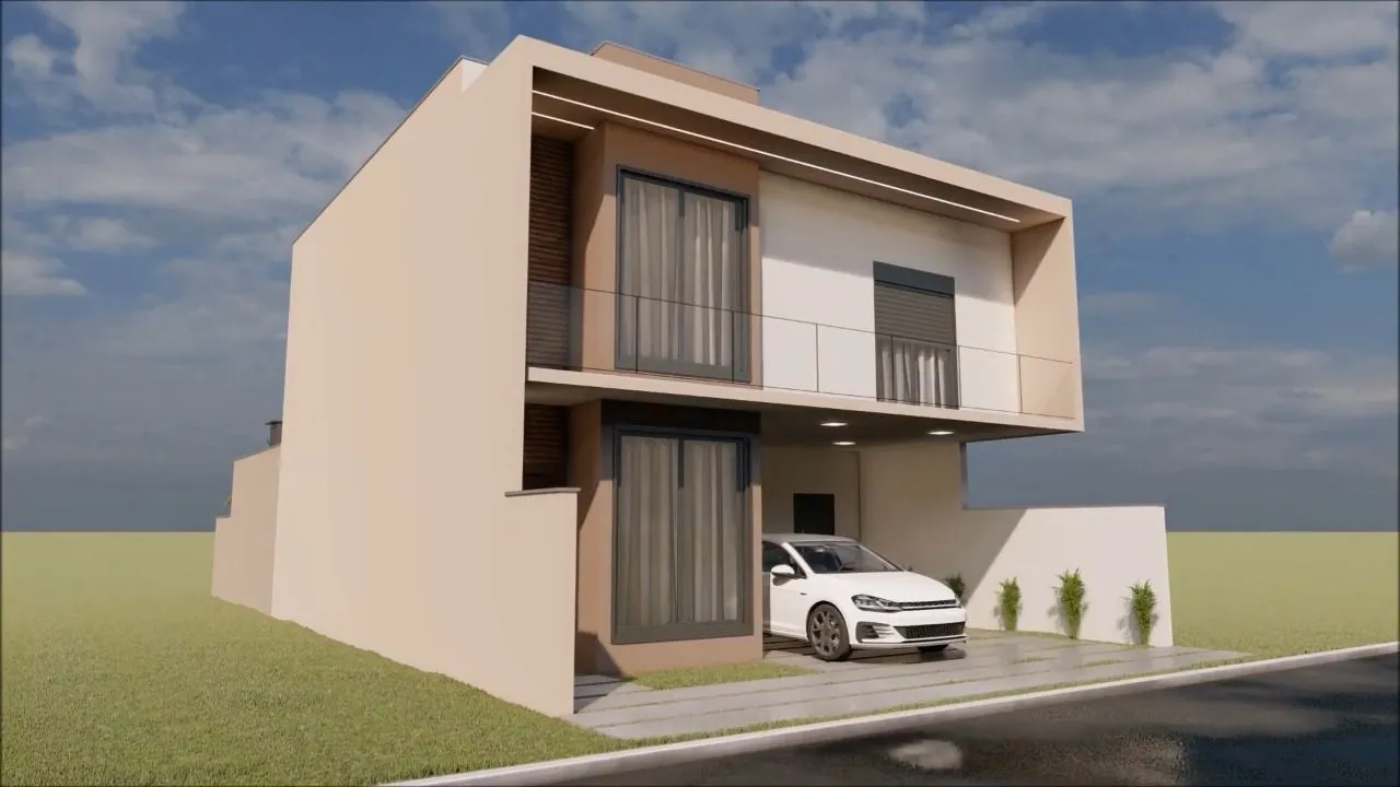 Imagem Casa sobrado em steel frame de 3 Suítes