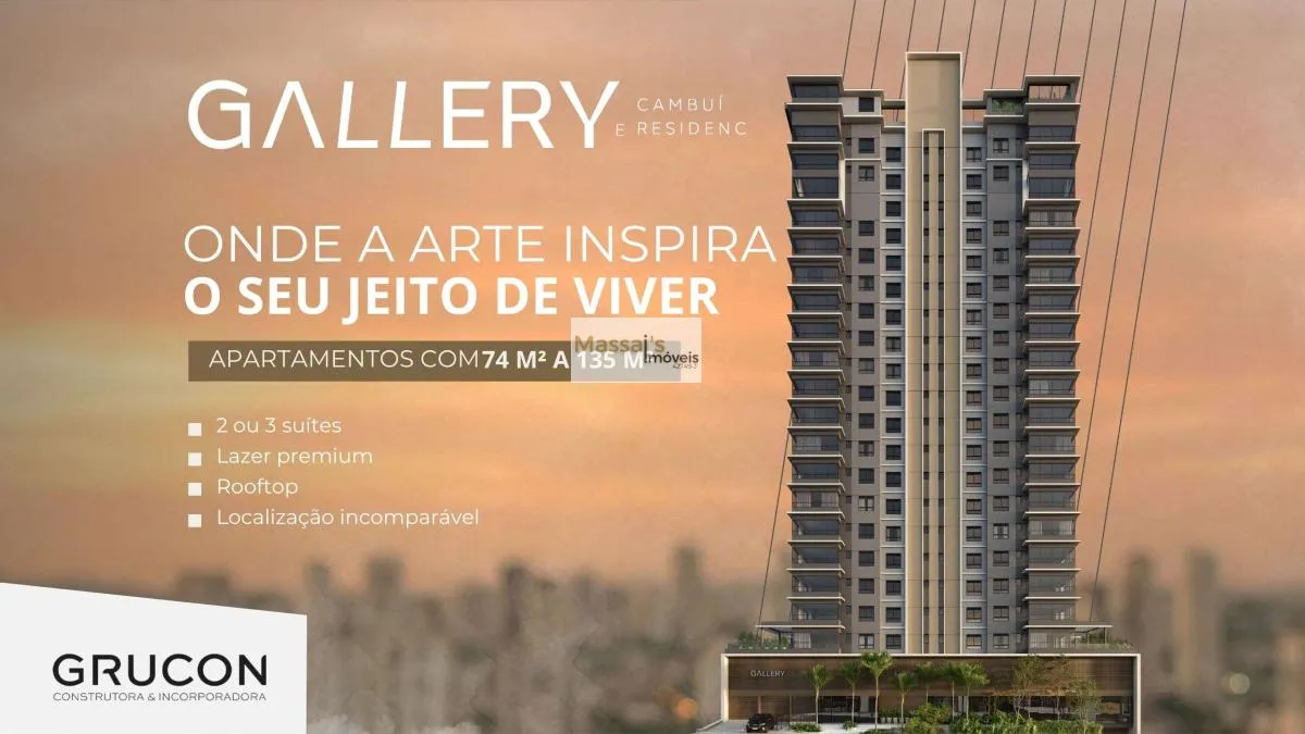 Imagem Gallery Cambuí Residence | Lançamento de Apartamentos no Cambuí | Campinas