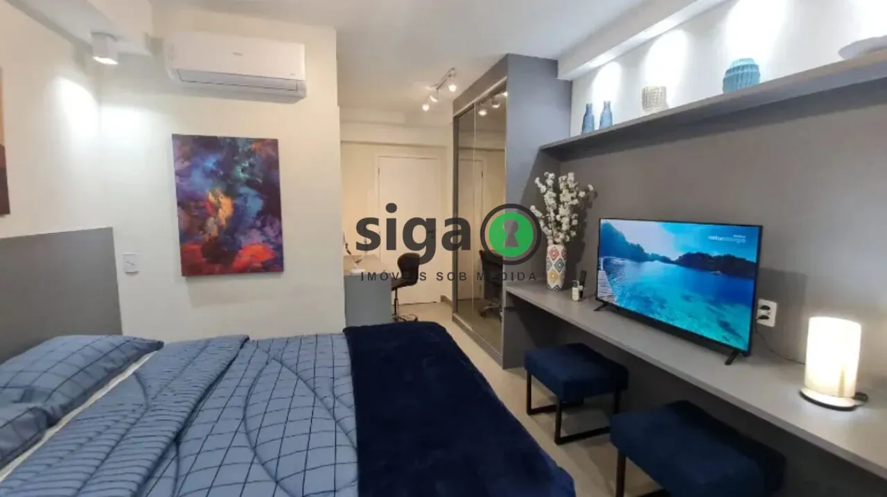Imagem Studio mobiliado e equipado à venda próximo ao metrô Adolfo Pinheiro