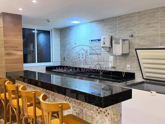 Imagem Apartamento quarto e sala, varanda grande , vista pro mar, sol da manhã