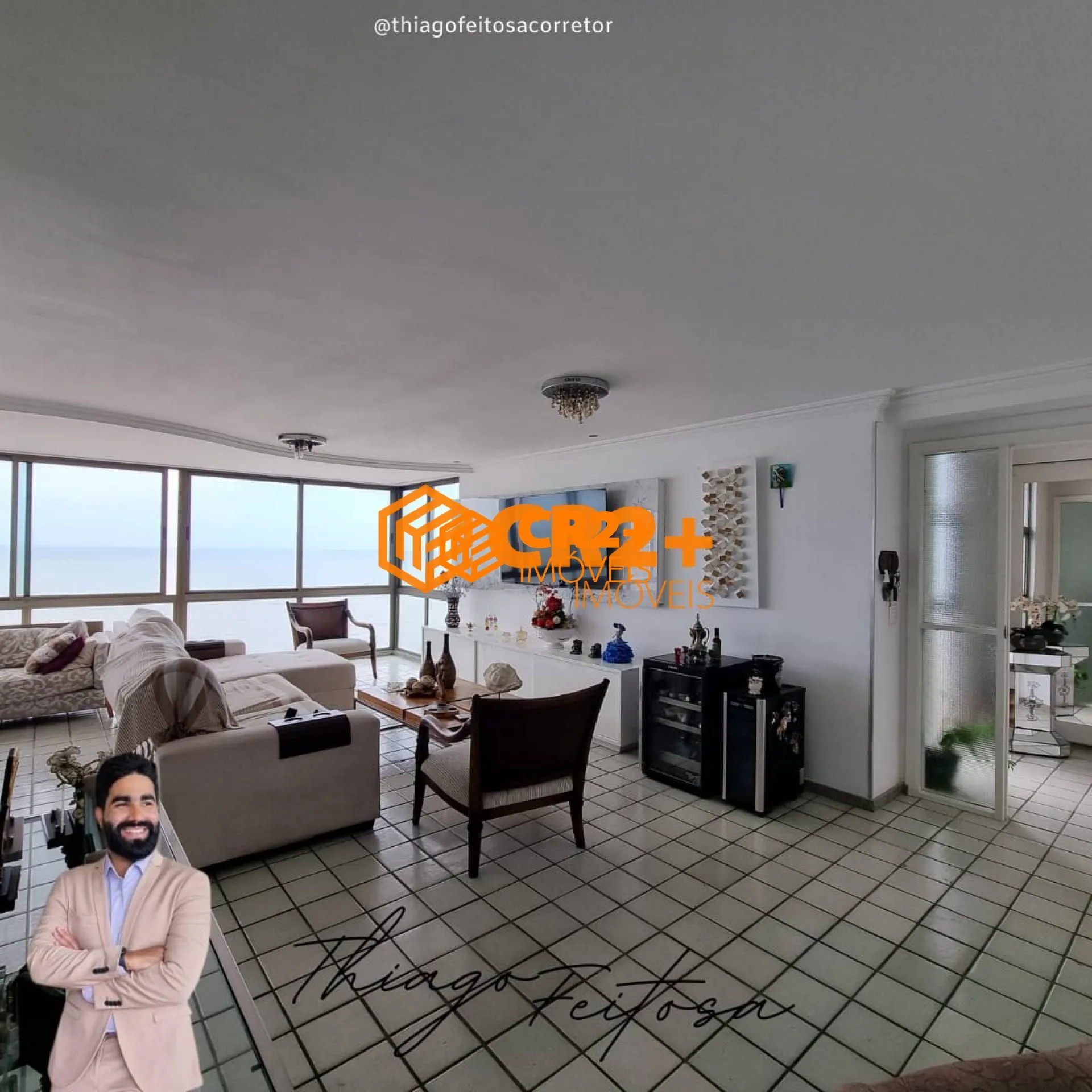 Imagem Apartamento a Venda com 04 quartos 03 suítes na Av Boa Viagem-200m²