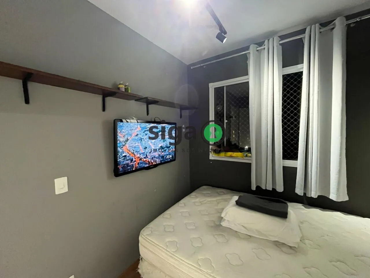 Imagem 1 Dormitório semimobilado com Lazer Próximo à Nações Unidas