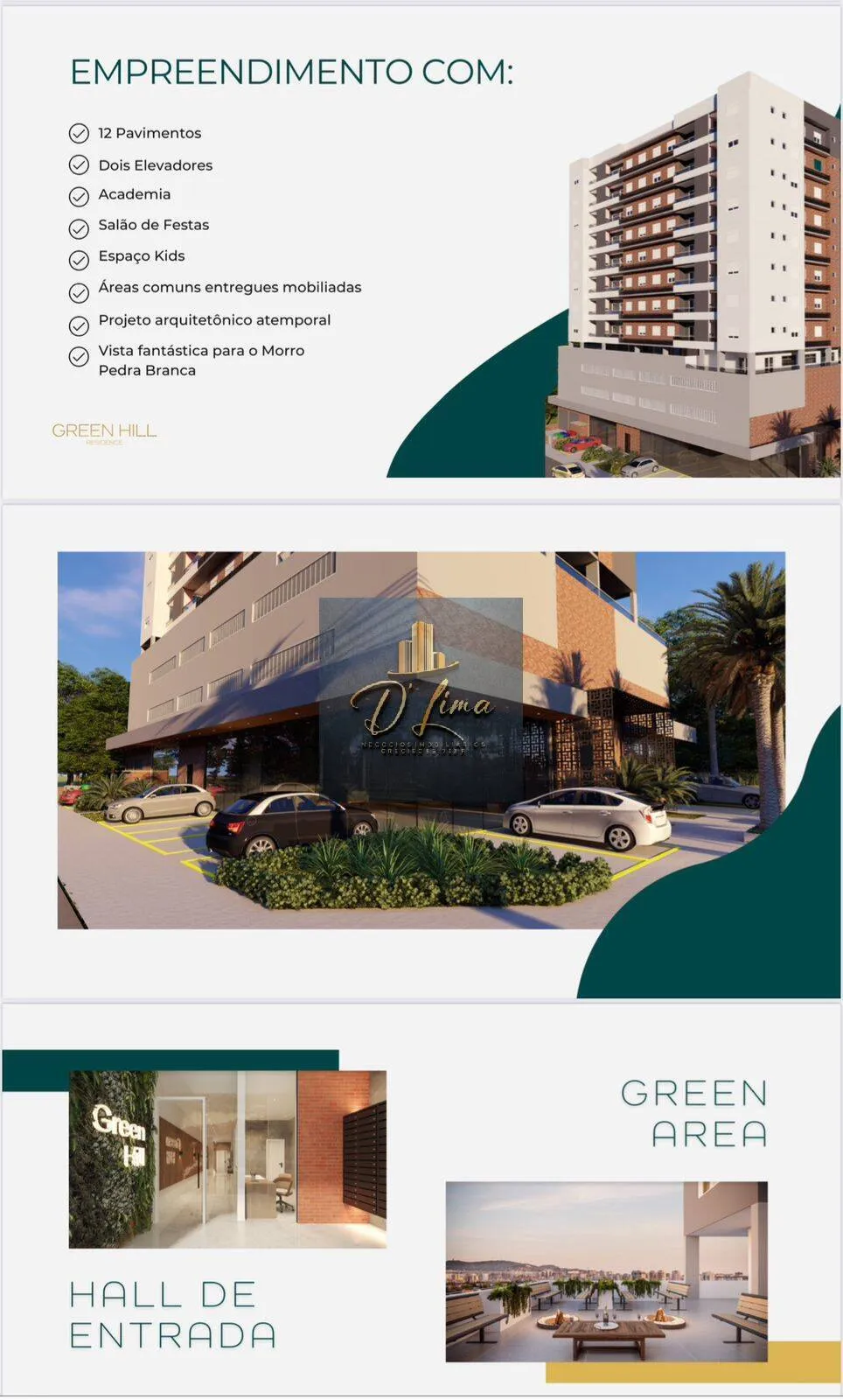 Imagem Green Hill Residence, apartamento a venda na planta, 1 quarto