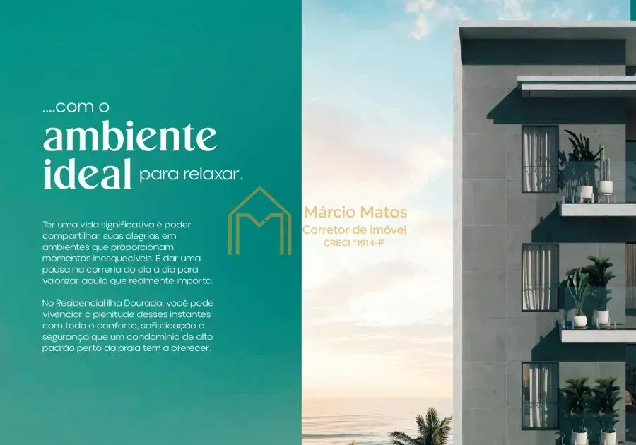 Imagem Vendo Apartamento 3 quartos em Guriri