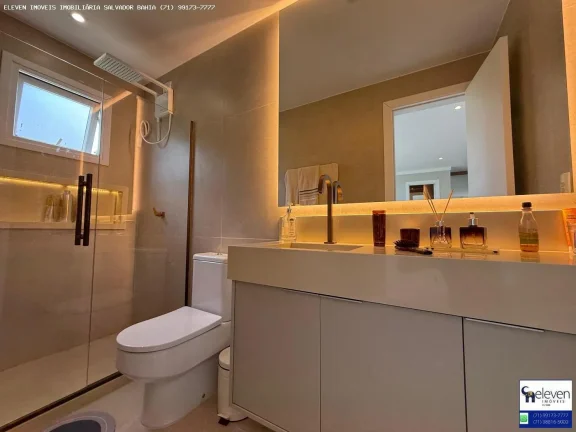 Imagem CASA DE LUXO PORTEIRA FECHADA NO ALPHAVILLE 2 SALVADOR | 3 SUÍTES (2 MASTER) | PROJETO ASSINADO