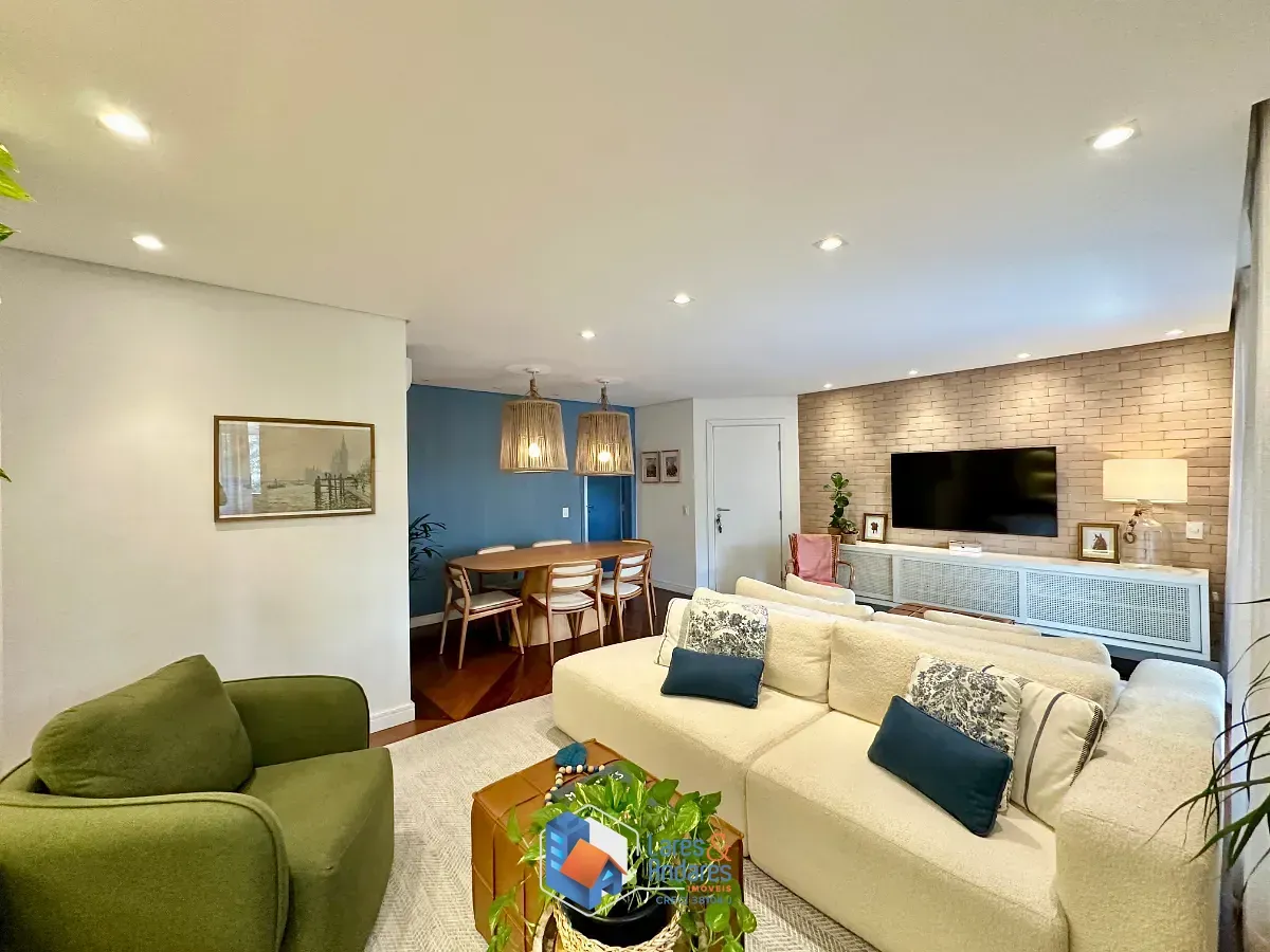 Imagem Apartamento para venda em Santo Amaro com 3 quartos, sendo 2 suítes, 120m²
