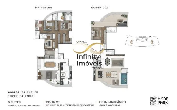 Imagem HYDE PARK LAGOA DOS INGLESES - Apartamento Cobertura Duplex em Lagoa dos Ingleses, Nova Lima/MG