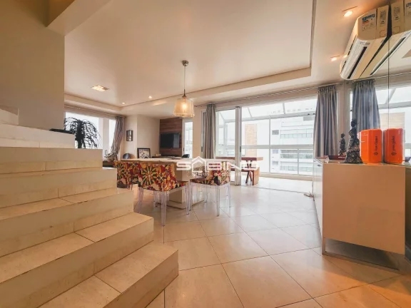 Imagem Cobertura à venda com Vista para o Mar, 3 Dormitórios 1 suíte, 2 vagas, 147 m² - Riviera de São Lourenço - Bertioga SP