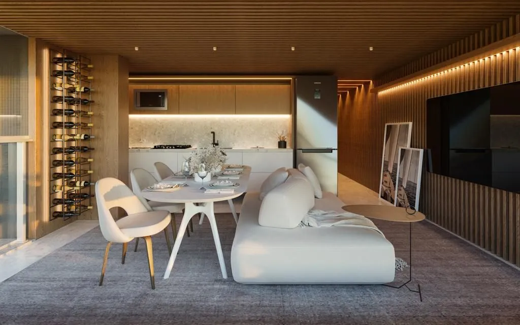 Imagem Apartamento Garden de 127 m² em Intermares, com 3 suítes, piscina privativa, vista definitiva para o mar e alto padrão.