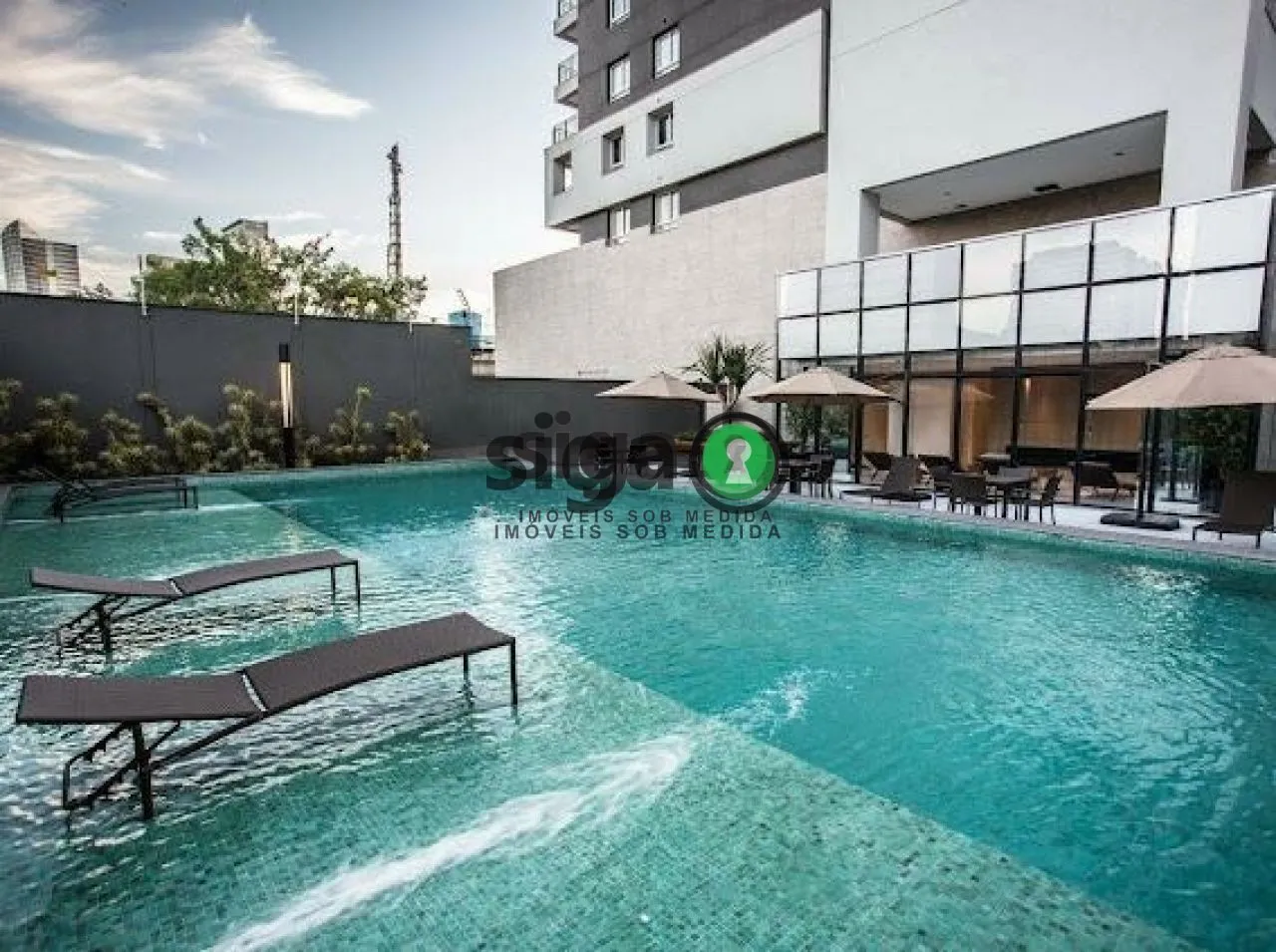 Imagem Apartamento Mobiliado com 1 quarto, 2 banheiros e 1 vaga para alugar no Brooklin