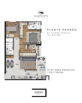 Imagem Apartamento para Venda em Maringá / PR no bairro Zona 03
