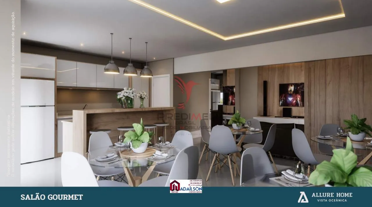 Imagem Allure Home Residence Apto 2 dorm com um suíte Barreiros - São José/SC