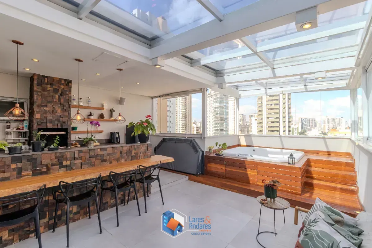 Foto do imóvel Apartamento para venda em Chácara Klabin com 2 quartos, sendo 2 suítes, 136m² em Rua Francisco de Vitória