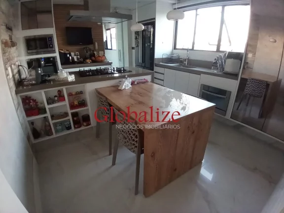 Imagem Apartamento a venda com 190m², 4 quartos, 3 suítes, dependência completa e 3 vagas na Vila Rica por R$1.900.000,00