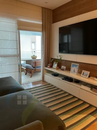 Foto do imóvel Apartamento Alto Padrão com 3 dorms, sendo 1 suíte, 2 banheiros, 2 vagas, com 95m² no Centro, em SBC.