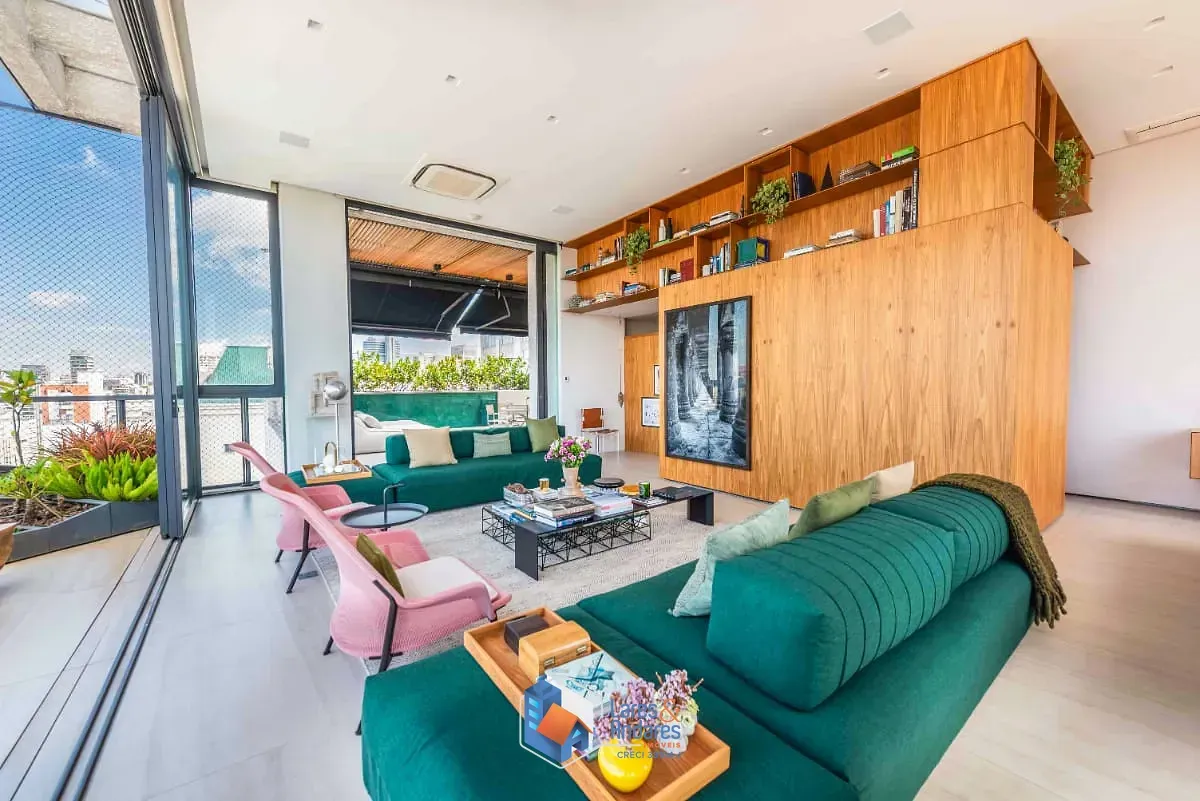 Imagem Cobertura para venda em Jardim Paulista com 5 quartos, sendo 4 suítes, 408m²