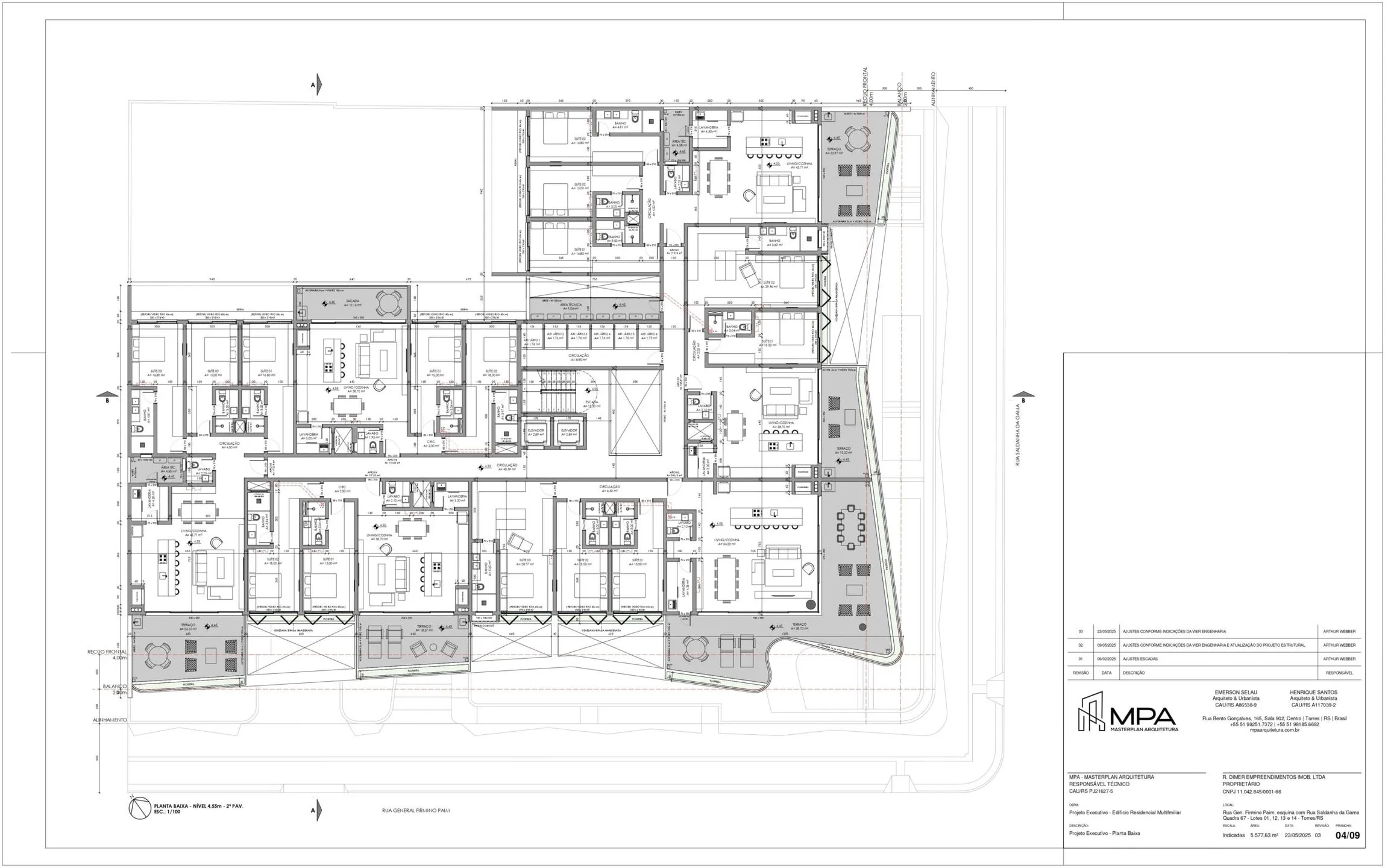 Imagem Apartamento à venda em Torres, Centro, com 3 quartos, 172.14m2