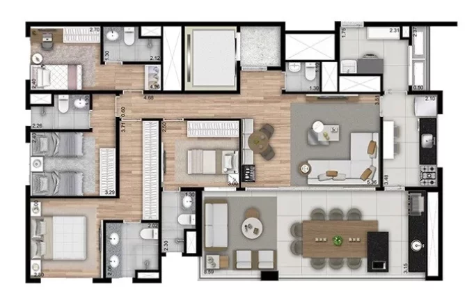 Imagem Residencial Dom Ipiranga, Apartamento à venda com 4 dormitórios em Ipiranga São Paulo-SP